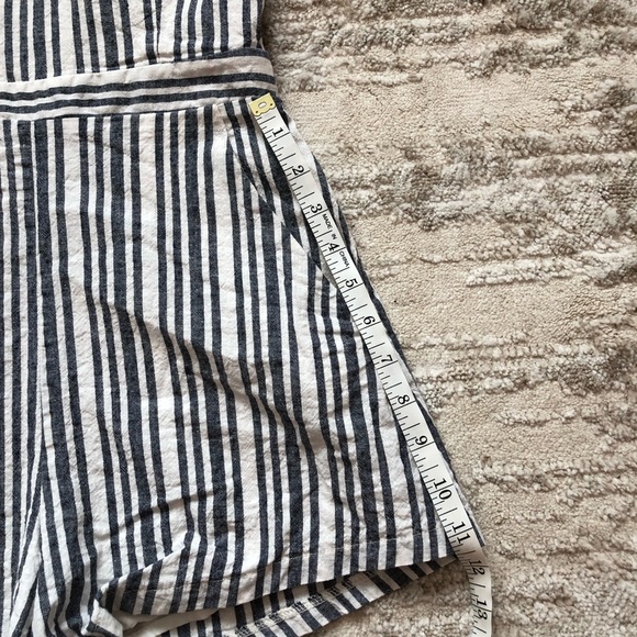 Striped Open Back Romper size Small - Picture 6 of 8